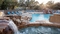 Hyatt Regency Houston Intercontinental Airport - The Hyatt Regency has an outdoor pool oasis complete with a waterfall and jacuzzi. 