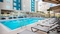 Hyatt House Orlando Airport - The outdoor pool is open 8am-10pm. 