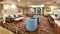 DoubleTree by Hilton Hotel LAX - The lobby has a variety of seating to suit everyone.